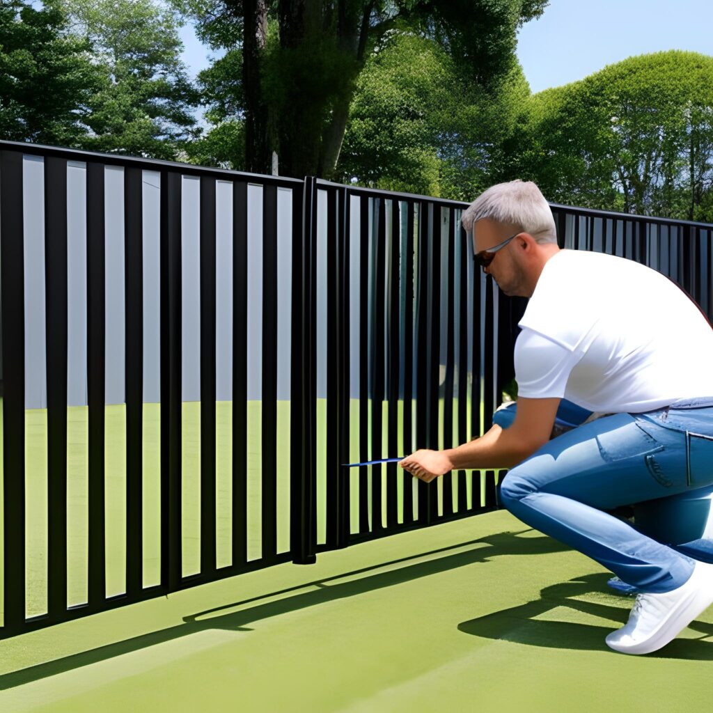 fencing aluminum diy install